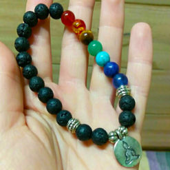 7 Chakra Buddha Bracelet for Diffusing Essential Oil by Garden of Alice