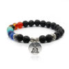 7 Chakra Buddha Bracelet for Diffusing Essential Oil by Garden of Alice