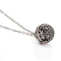 Butterfly Aromatherapy Pendant with Lava Stone Insert for Diffusing Essential Oils by Garden of Alice