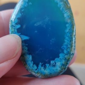 Agate Geode Polished Crystal Slice photo review
